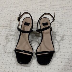 Elegant Black Strappy Sandals